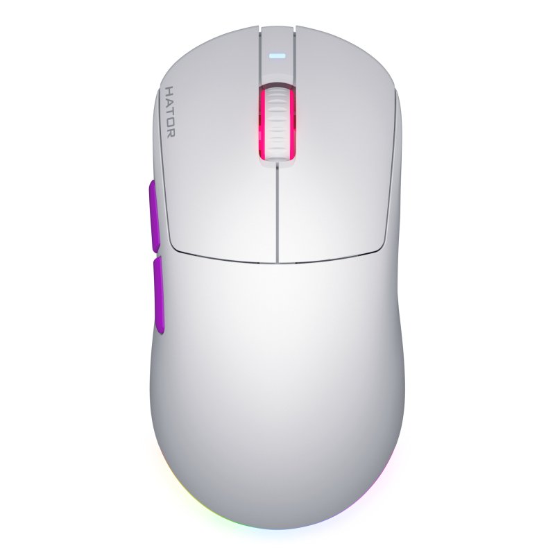 Souris sans fil Gamer Hator Quasar 3 Ultra RGB (Blanc)