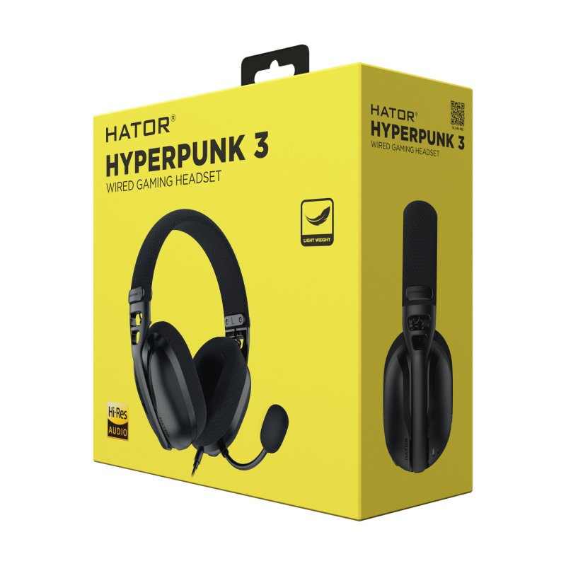 HATOR Hyperpunk 3 Headset Wired In-ear Gaming Black