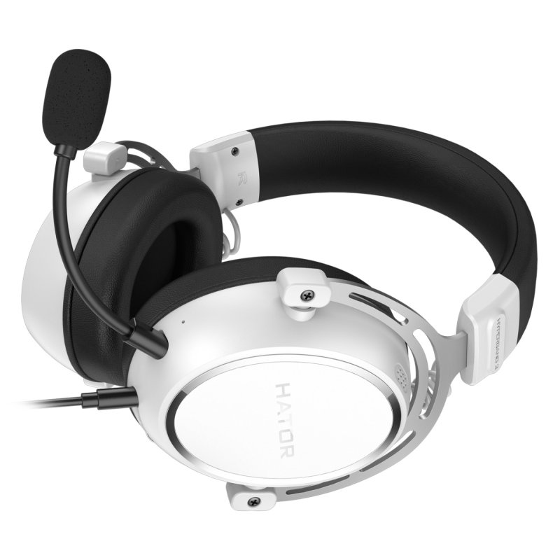 HATOR HYPERGANG 3 Hi-Res Headset Wired Head-band Gaming USB Type-C / USB Type-A White