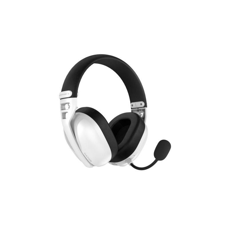HATOR Hyperpunk 3 Wireless Casque Avec fil &sans fil Arceau Gaming USB Type-C / USB Type-A Bluetooth Blanc