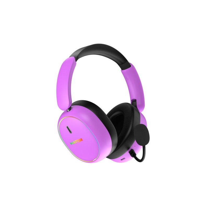 Casque Gamer sans fil Hator Phoenix 2 (Violet)