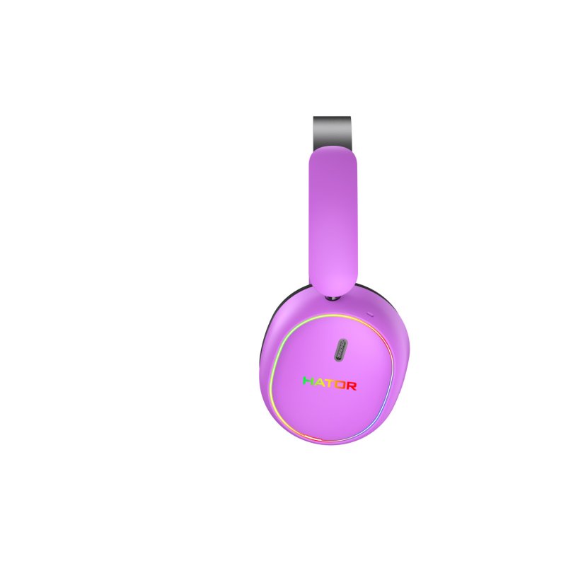 HATOR Phoenix 2 Wireless Headset Wired & Wireless Head-band Gaming USB Type-C / USB Type-A Bluetooth Violet