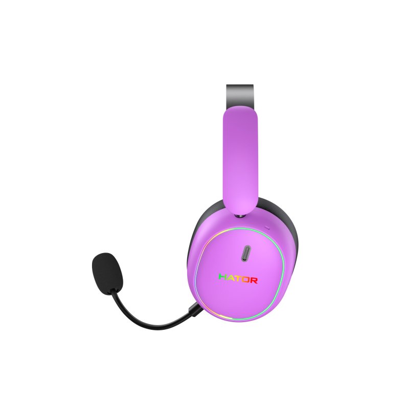 Casque Gamer sans fil Hator Phoenix 2 (Violet)