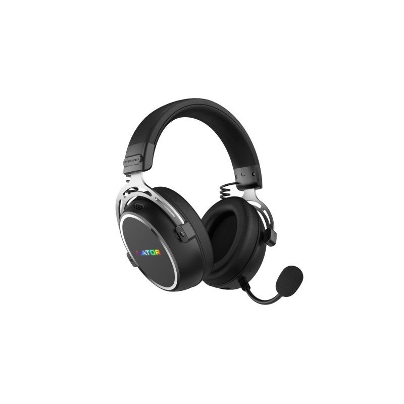 HATOR Hypergang 3 Wireless Casque Sans fil Arceau Gaming USB Type-C / USB Type-A Bluetooth Noir