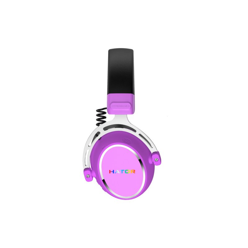 HATOR Hypergang 3 Wireless Headset Head-band Gaming USB Type-C / USB Type-A Bluetooth Violet