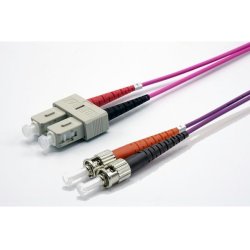 10m SC-UPC/ST-UPC 50/125 OM4 2.0mm LS0H erika zip cord