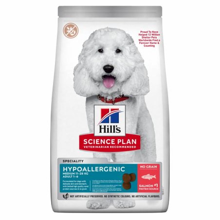 Hills - Dogfood SP Canine Adult Medium Breed Salmon 12 kg - Hypoallergenic grainfree