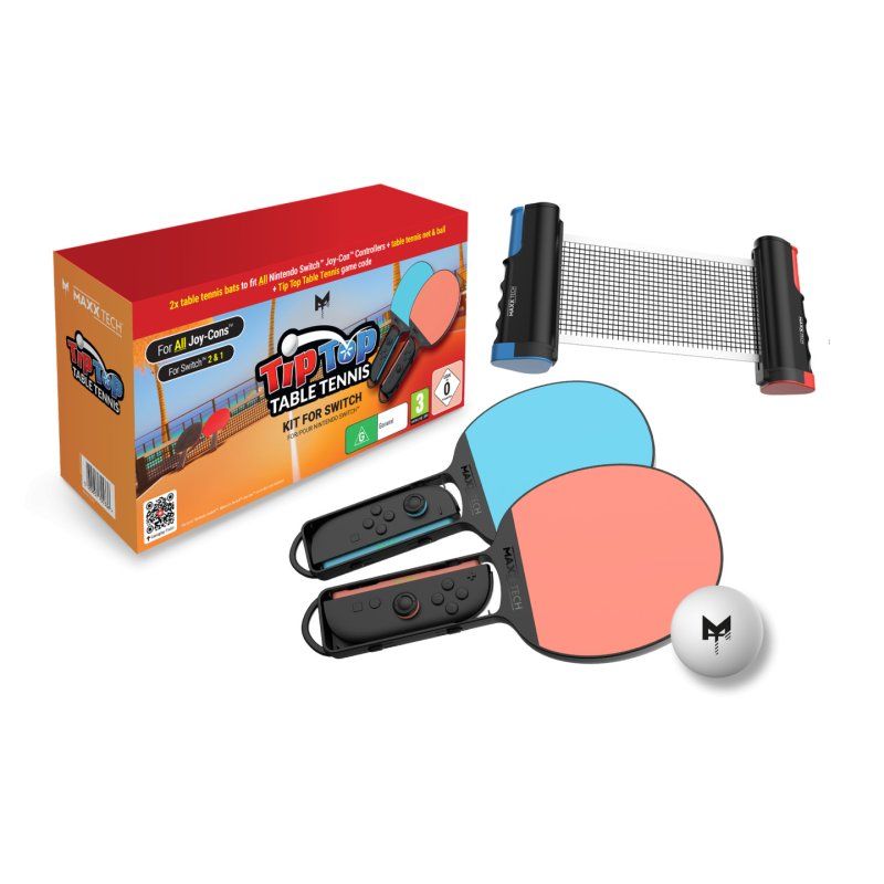 STOCK1 - Maxx Tech Tip Top Table Tennis Kit - Nintendo Switch 2 & Nintendo Switch