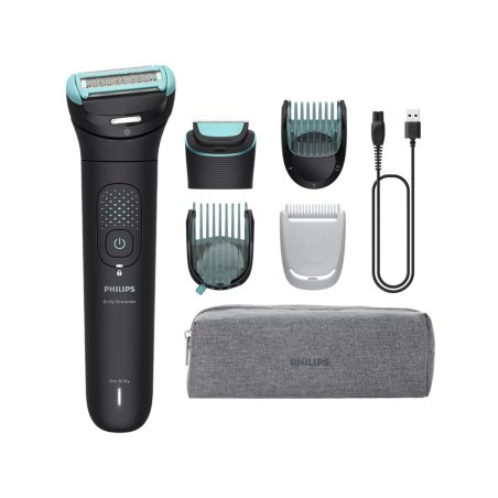 Philips 7000 series Body Groomer BG7470/15 2D flex head and dual trim-shave system