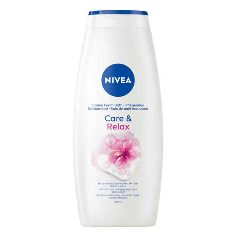 NIVEA Care & Relax 750 ml Gel douche Femmes Corps Fleur