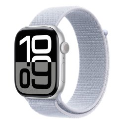 Apple Watch Series 10 OLED 46 mm Digital 416 x 496 pixels Touchscreen Silver Wi-Fi GPS (satellite)