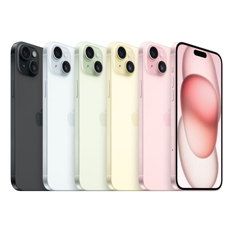 Apple iPhone 15 Plus 17 cm (6.7") Double SIM iOS 17 5G USB Type-C 256 Go Jaune