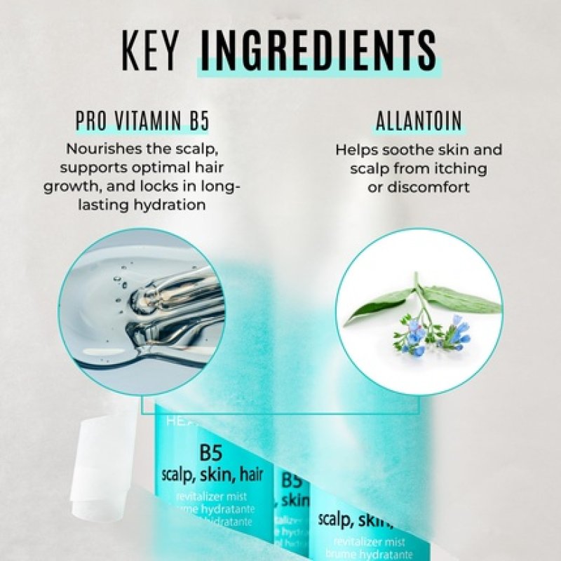 Malibu C Vitamin B5 Scalp Skin and Hair Revitalizer Mist Multiuse Hydrating