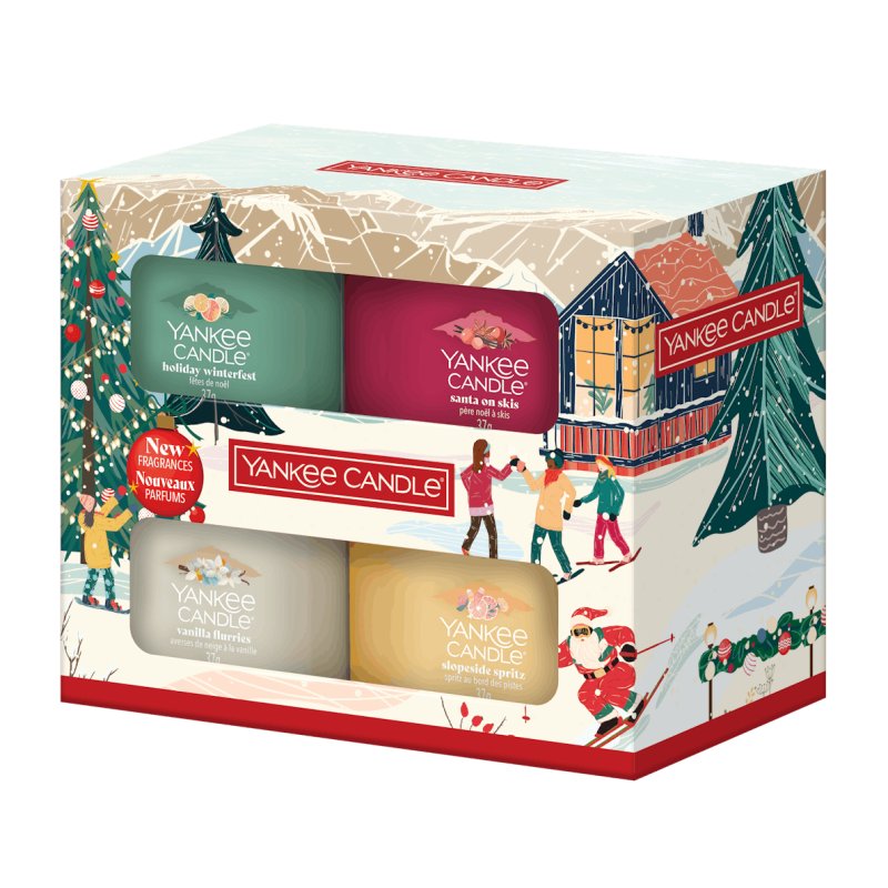 Yankee Candle 2653373E bougie en cire Rond Multicolore 4 pièce(s)