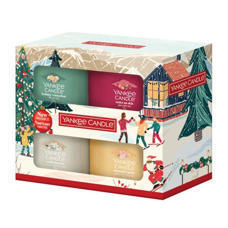 Yankee Candle 2653373E bougie en cire Rond Multicolore 4 pièce(s)