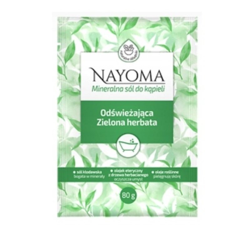 Nayoma Refreshing Mineral Bath Salt Green Tea 80 G