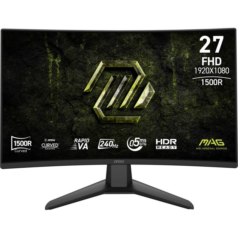 MSI MAG 274CF X24 computer monitor 68.6 cm (27") 2560 x 1440 pixels Wide Quad HD Black