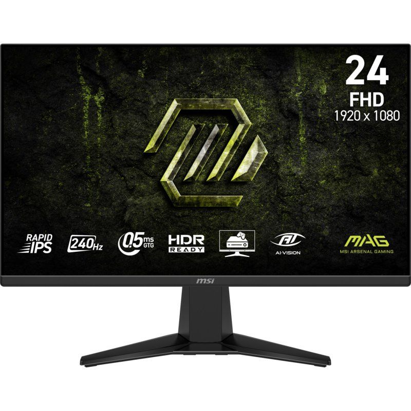 MSI MAG 245F X24 computer monitor 60.5 cm (23.8") 1920 x 1080 pixels Full HD LCD Black