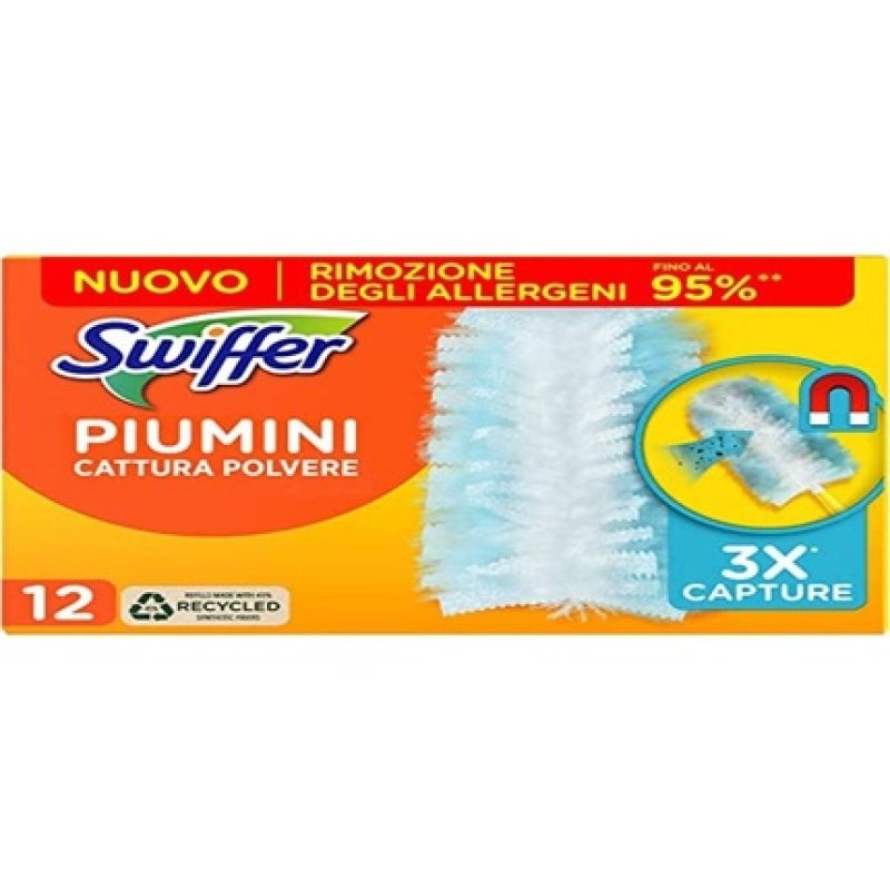Swiffer Duster Duvets Catches and Traps Dust and Dirt Reaches the Hardest Places in the House Up to 95% Less Allergens