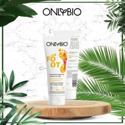ONLYBIO Nourishing Foot Balm with Mango Butter, Hemp Oil, and Botanical Lanolin for Soft Skin - Natural, Vegan, and