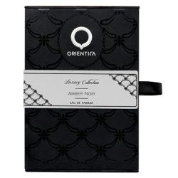 Orientica Amber Noir Luxury Collection Eau de Parfum Spray for Unisex 2.7 Ounce