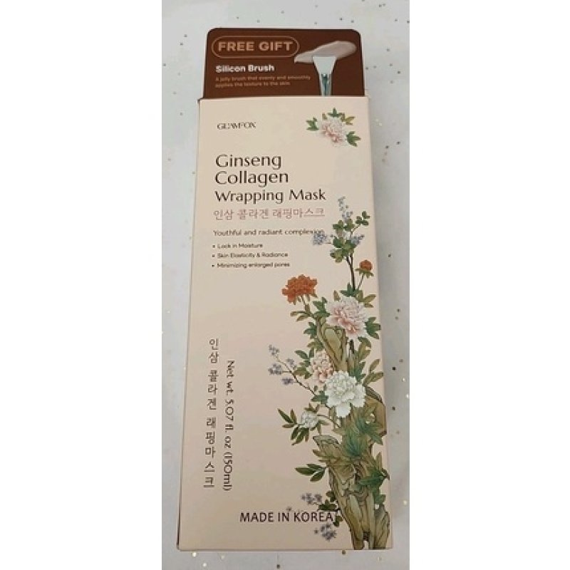 Glamfox Ginseng Collagen Wrapping Mask With Silicon Brush