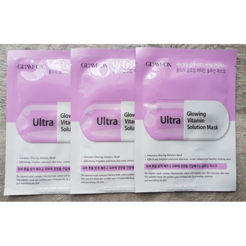 Glamfox Vitamin Glow Sheet Mask 25ml