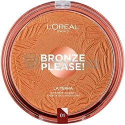 L'Oreal Glam Bronze Bronzer Powder 18g 01 Light La Terra Portofino Leggero