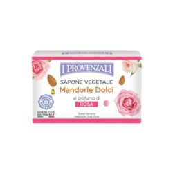 I PROVENZALI Rose Scented Sweet Almond Vegetable Soap 100g