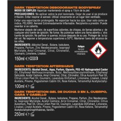 Axee Trio Dark Temptation Toiletry Bag for Men