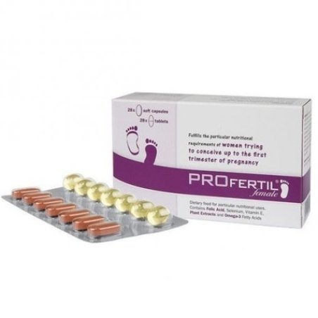 Profertil Fertiland Profertil Female 28 Capsules 28 Tablets