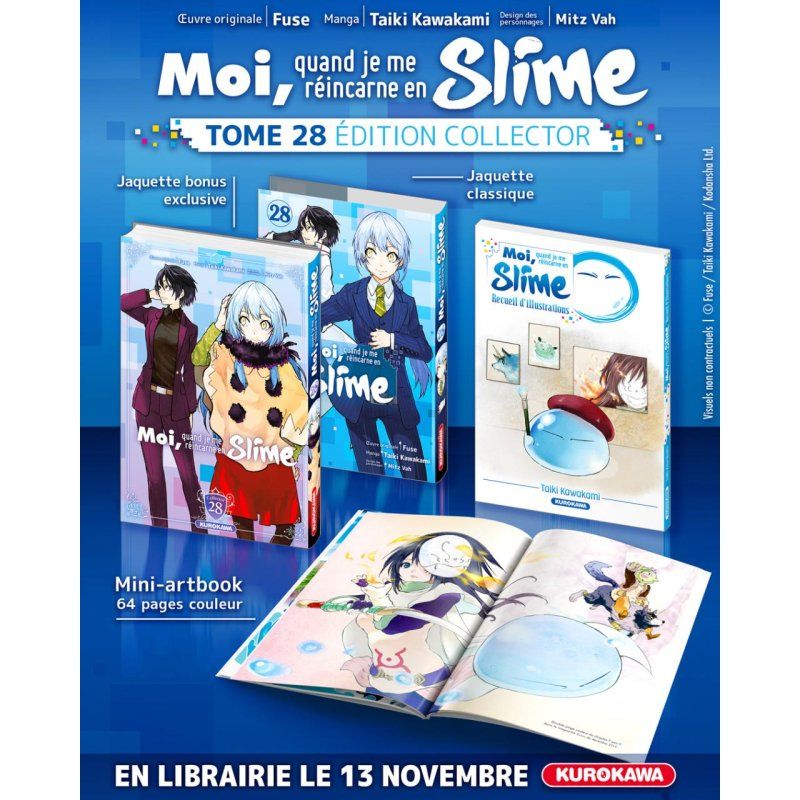 MOI QUAND JE ME REINCARNE EN SLIME - Tome 28 - EDITION COLLECTOR