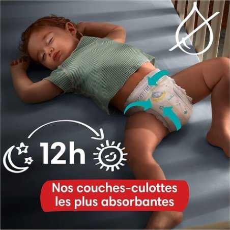 Pampers Night Pants Size 5 160 Nappies 12-17 kg 360° Support Against Leaks with Super Absorbent Core for Reinforced