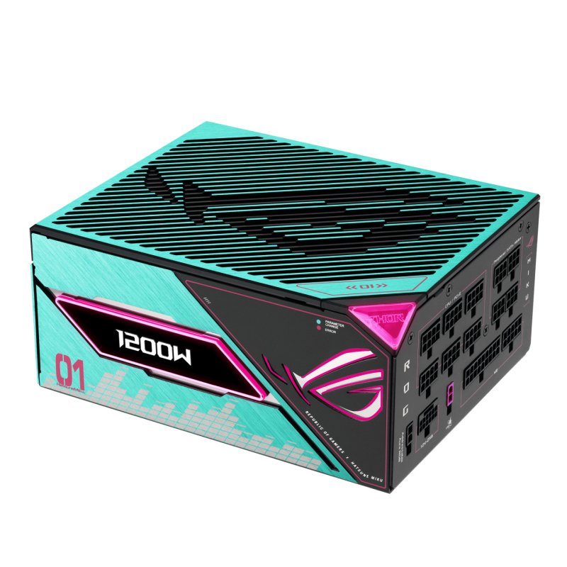 ASUS ROG -THOR-1200P3-MIKU power supply unit 1200 W 20 4 pin ATX ATX Multicolour