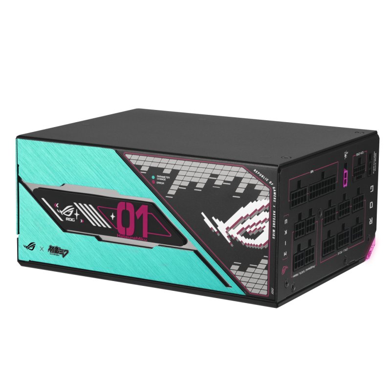 ASUS ROG -THOR-1200P3-MIKU unité d'alimentation d'énergie 1200 W 20 4 pin ATX ATX Multicolore