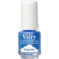 Water-Based Nail Varnish Cup Cake 4ml Blue