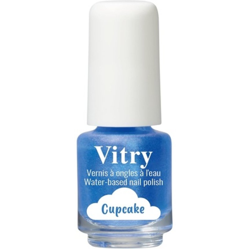 Water-Based Nail Varnish Cup Cake 4ml Blue