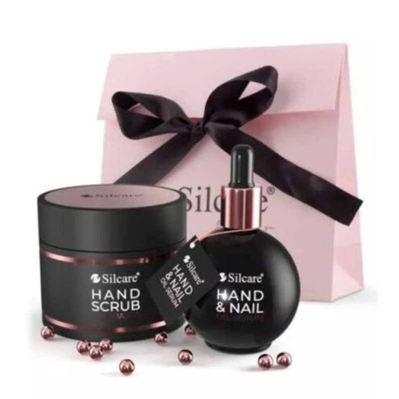 Silcare Hand and Nail Care Set So Rose! So Gold! Peeling 150ml and Serum 75ml