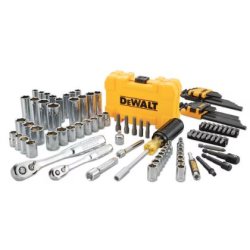 Dewalt 108 Piece Metric - Imperial 1/4 3/8 Mechanics Tool Set DWMT73801-1