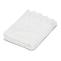 Vanilla Copenhagen - Knitted Blanket - Milk - 70 x 100 cm
