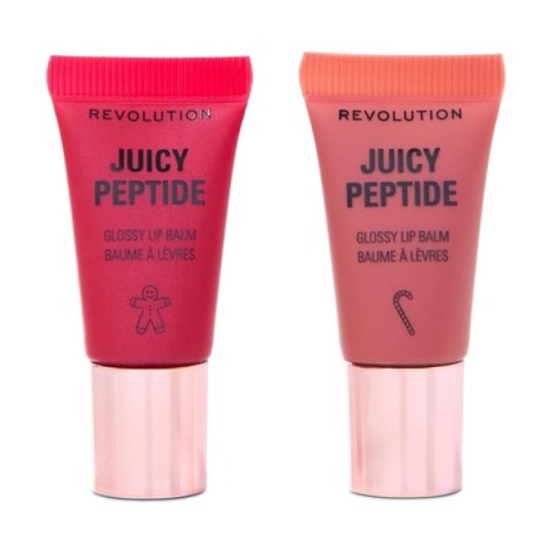 Revolution Juicy Peptide Mini Lip Balm Gift Set Limited Edition