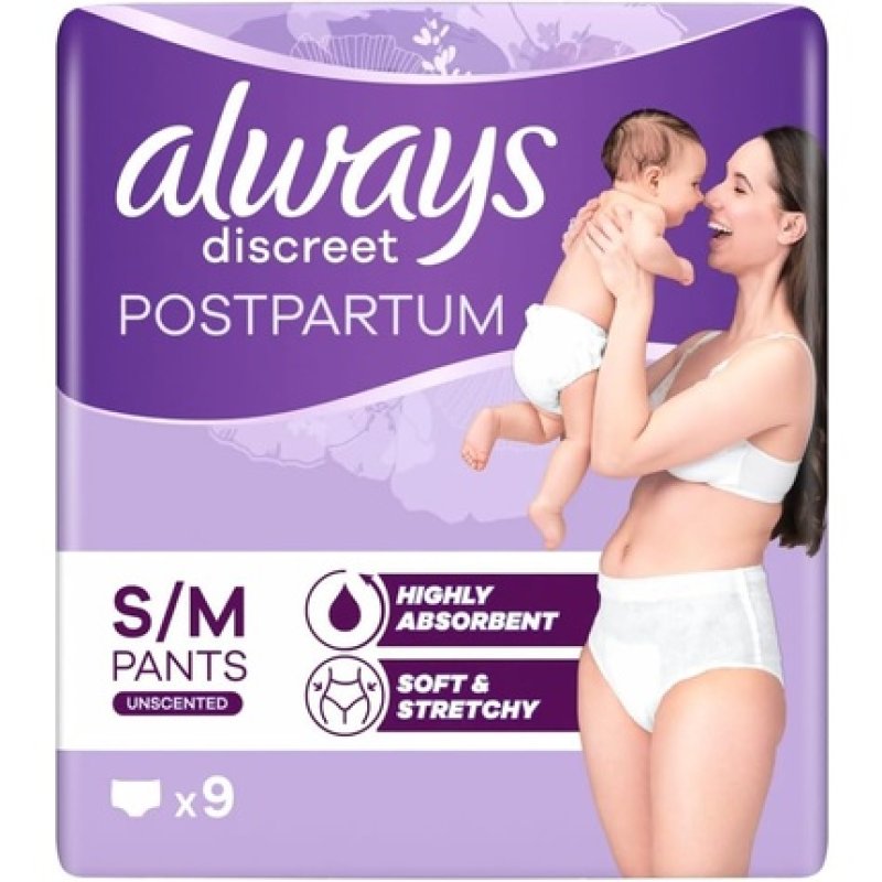 Always Discreet Puerperium Panties M