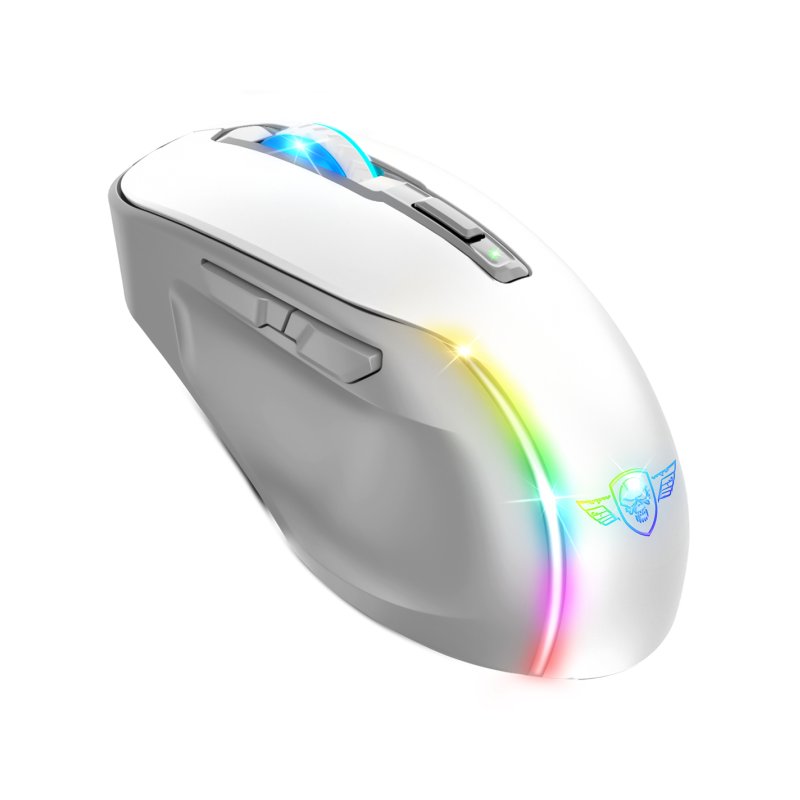 Souris sans fil Spirit of Gamer Elite M50 RGB (Blanc)