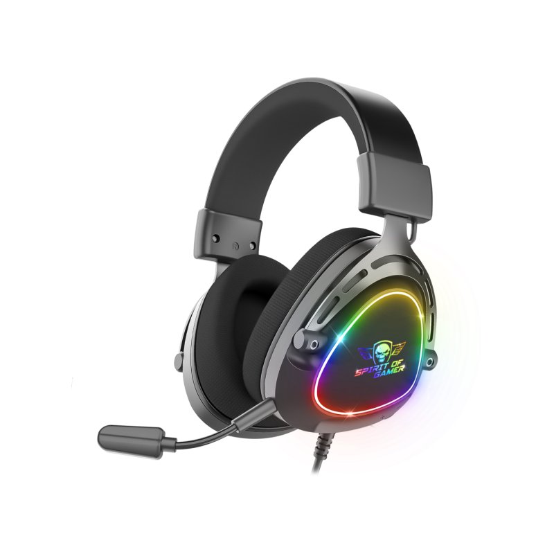 Spirit of Gamer MIC-EH40BK casque Avec fil Arceau Appels/Musique Noir