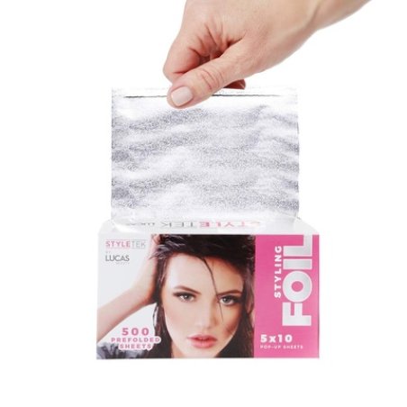 Styletek Moonlight Silver Textured Prefolded Sheets 5x10 500