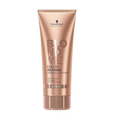 Schwarzkopf BlondMe Keratin Restore Après-shampoing professionnel 200 ml Femmes