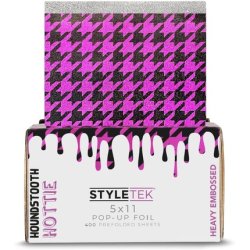 Styletek 5x11 Popup Foil 400 Sheets with Houndstooth Pattern