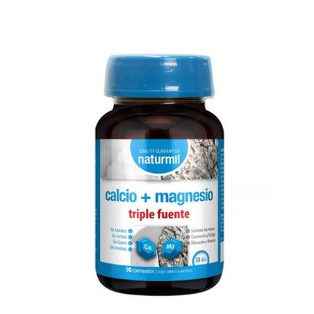 Naturmil Calcium Magnesium Triple Source 90 Tablets