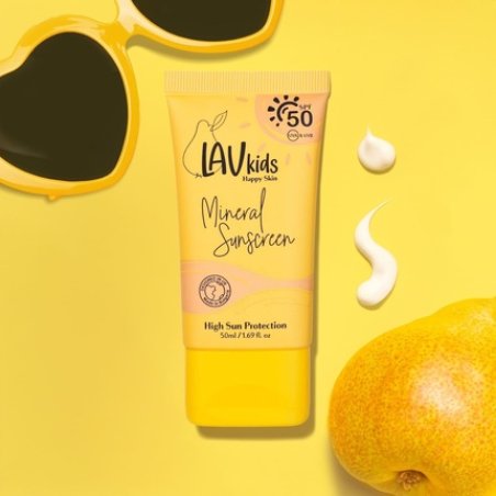 Lav Kids Sun Ready Set Face Moisturiser SPF 50 Sunscreen Lip Butter