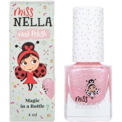 Miss Nella Its Glitzy Hippo Safe Special Glittery Baby Pink Nail Polish